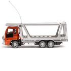 Грузовик радиоуправляемый «Автовоз», с 2 машинами, работает от аккумулятора, свет, МИКС - фото 24418833