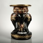 Подставка декоративная "Индийский слон", чёрная, 42 см - Фото 2