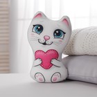 Игрушка-антистресс «Кошечка с сердечком» - Фото 2
