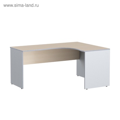 Стол криволинейный IMAGO СА-4Пр, клён/металлик