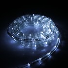 УЦЕНКА  LED шнур 10 мм, круглый, 20 м, чейзинг, 2W-LED/м-24-220V, с контр. 8р, БЕЛЫЙ - Фото 1