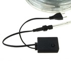 УЦЕНКА Светодиодный шнур 20 м×10 мм, 2 Вт, 24 LED, 220 В, 8 режимов, круглый, чейзинг, свечение синее - Фото 2