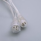 УЦЕНКА Гирлянда «Бахрома» 3×0.9 м, IP44, УМС, прозрачная нить, 232 LED, свечение тёплое белое, 220 В - Фото 5
