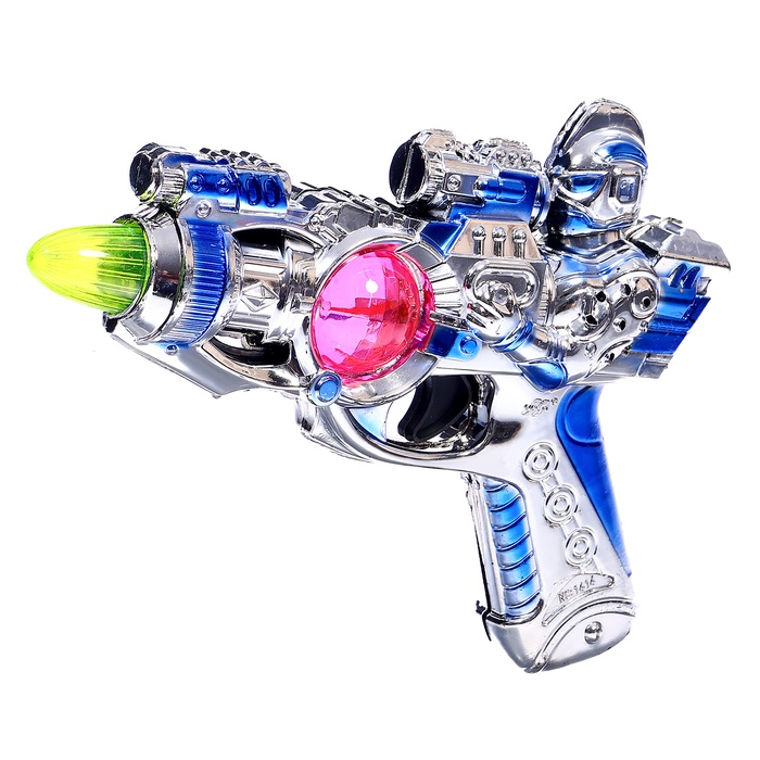 Пистолет «Космический», световые и звуковые эффекты, работает от батареек, МИКС - Фото 1