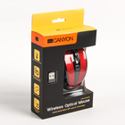 Мышь Canyon CNR-MSOW06R, беспроводная, оптическая, 1600 dpi, USB, красная - Фото 7