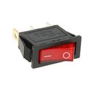 Выключатель клавишный REXANT RWB-404, 15А (3с), 250 В, ON-OFF, красный, с подсветкой - Фото 1