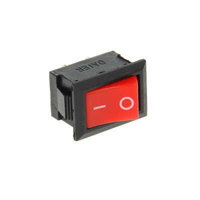 Выключатель клавишный REXANT RWB-201, 250 В, 6А (2с), ON-OFF, Mini, красный