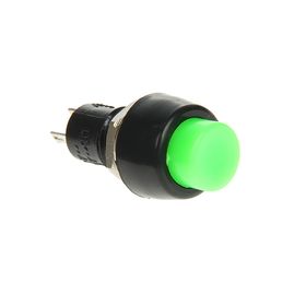 Выключатель-кнопка REXANT PBS-20А, 250 В, 1А (2с), ON-OFF, Micro, зеленая
