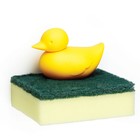 Держатель для губки Duck, жёлтый - Фото 1