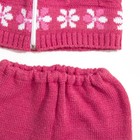 Комплект для девочки «Ромашки»: кофта, брюки, рост 86-92 см, цвет розовый - Фото 7