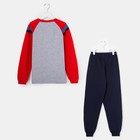 Пижама для мальчика, рост 146 см, цвет красный - Фото 3