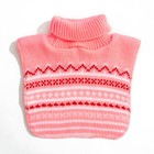 Манишка для грудничков, возраст 6-18 месяцев, цвет розовый - Фото 1