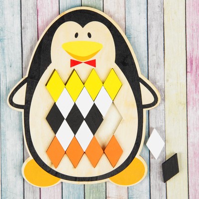 Мозаика-головоломка «Пингвин»