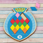 Мозаика-головоломка «Рыбка», ромб: 4 × 2,2 см - Фото 2