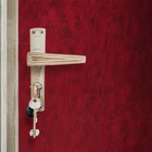 Комплект для обивки дверей 110 × 205 см: иск.кожа, ватин 5 мм, гвозди, струна, бордовый, «Ватин» - фото 8607118