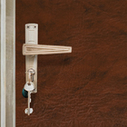 Комплект для обивки дверей 110 × 205 см: иск.кожа, поролон 3 мм, гвозди, коричневый, «Эконом» - фото 320642552