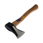 Колун кованый ТУНДРА, круглый железный клин, топорище из Гикори (орешник) 43 см, 1 кг - Фото 4