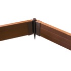 Грядка ДПК, 200 × 80 × 15 см, фактура древесины - Фото 5