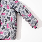 Комплект зимний для девочки (куртка, брюки), рост92см, цвет  серый MW27107_М - Фото 6