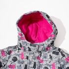 Комплект зимний для девочки (куртка, брюки), рост92см, цвет  серый MW27107_М - Фото 7