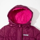 Пальто зимнее для девочки, рост98см, цвет  пурпурный MW27109 - Фото 3
