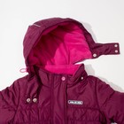 Куртка (пальто) зимняя MW27109 пурпурный, рост 104 см - Фото 9
