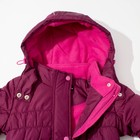 Куртка (пальто) зимняя MW27109 пурпурный, рост 122 см - Фото 7