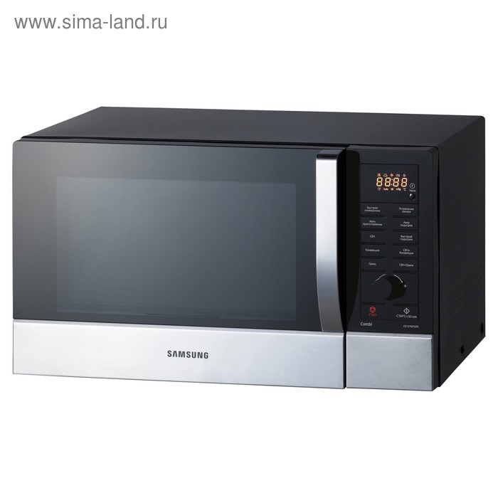 Микроволновая печь Samsung CE107MNSTR, 28 л, 900 Вт, нержавеющая сталь - Фото 1