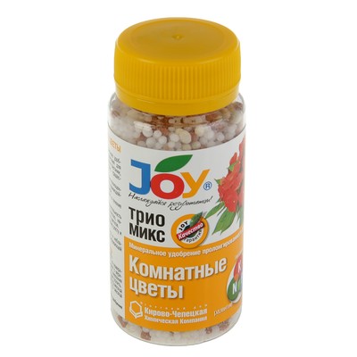 Удобрение минеральное «ТРИО МИКС», комнатные цветы, гранулы, 100 г, JOY