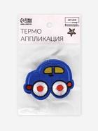Термоаппликация «Машинка», 6.5×5 см, синяя 2612270 - фото 319816092