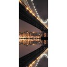 Фотообои "Нью Йорк. Бруклинский мост" С-014 (1 полотно), 95x220 см - фото 297958091