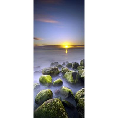 Фотообои "Каменистый пляж" С-031 (1 полотно), 95x220 см