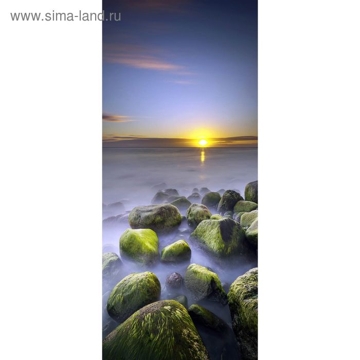 Фотообои "Каменистый пляж" С-031 (1 полотно), 95x220 см - Фото 1
