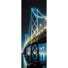 Фотообои "Ночной мост" M 112 (1 полотно), 100х270 см - фото 297958343