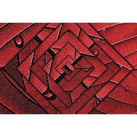 Фотообои "Красные ромбы" M 714 (3 полотна), 300х200 см