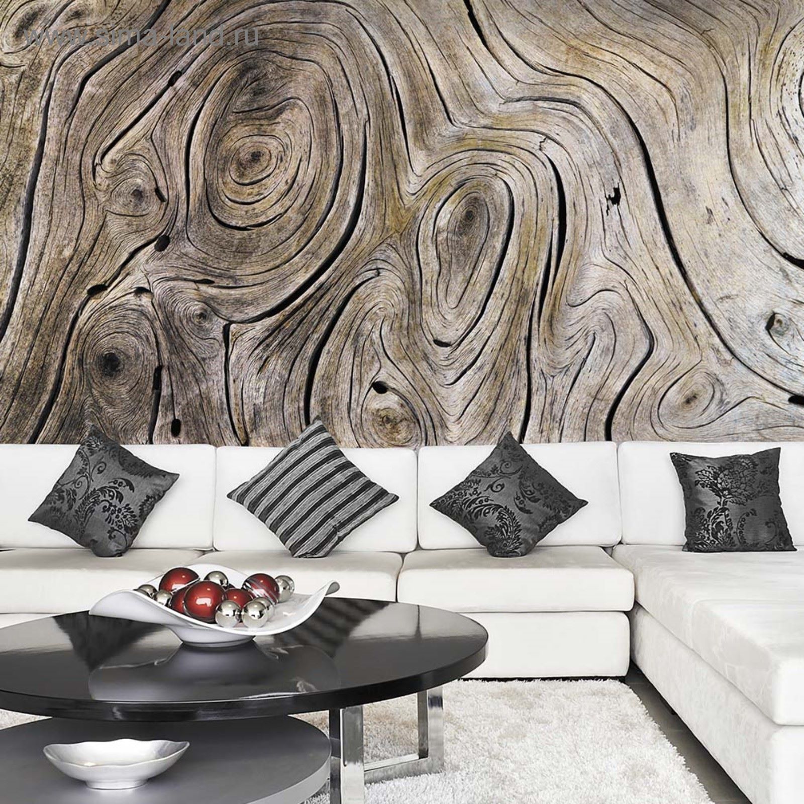 Обои фактура в интерьере Обои фактура в интерьере