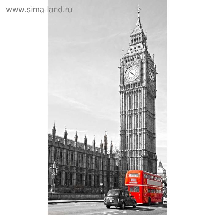 Фотообои "Черно-белый Лондон" 1-А-145 (1 полотно), 150х270 см - Фото 1