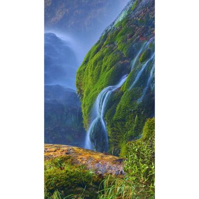 Фотообои "Горы. Водопад" 1-А-154 (1 полотно), 150х270 см