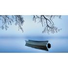 Фотообои "Лодка на ночной реке" 2-А-202 (1 полотно), 270x150 см - Фото 1