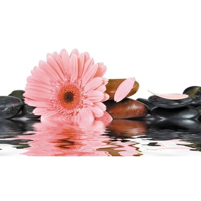 Фотообои "Цветок, вода и камни" 2-А-229 (1 полотно), 270x150 см