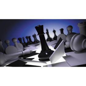 Фотообои "Шахматный коллаж" 2-А-231 (1 полотно), 270x150 см