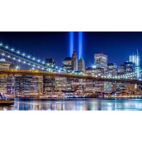 Фотообои "Огни Бруклинского моста" 2-А-267 (1 полотно), 270x150 см