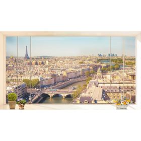 Фотообои "Окно в Париж" 2-А-273 (1 полотно), 270x150 см