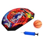 Баскетбольный набор «Штрафной бросок», с мячом, диаметр мяча 12 см, диаметр кольца 23 см. - фото 8214595