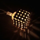 УЦЕНКА НИТЬ, 5 м, с насад “Кубик Точки 8 см”, Н.С. LED-20-220V, контр. 8 режимов, Т/БЕЛЫЙ - Фото 2