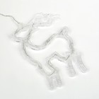 Гирлянда «Бахрома» 2.4 × 0.9 м с насадками «Олень», IP20, прозрачная нить, 138 LED, свечение белое, 8 режимов, 220 В, УЦЕНКА - Фото 10