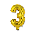 Шар фольгированный 14" "Буква З", индивидуальная упаковка, цвет золотой - Фото 1