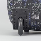 Чемодан малый с расширением, отдел на молнии, наружный карман, 2 колеса, разноцветный - Фото 4