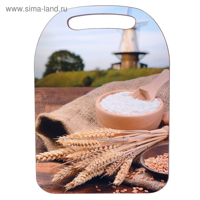 Доска разделочная деревянная "Пшеница" - Фото 1