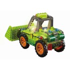 Светящийся конструктор Crystaland «Трактор с ковшом», 192 детали - Фото 3